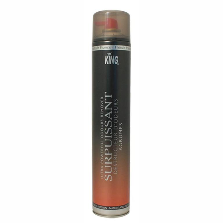 Image Raumduftspray King Destructeur Odeurs Surpuissant AGRUMES, 750 ml | Zitrusfrüchte Hochleistungsgeruchsvertilger
